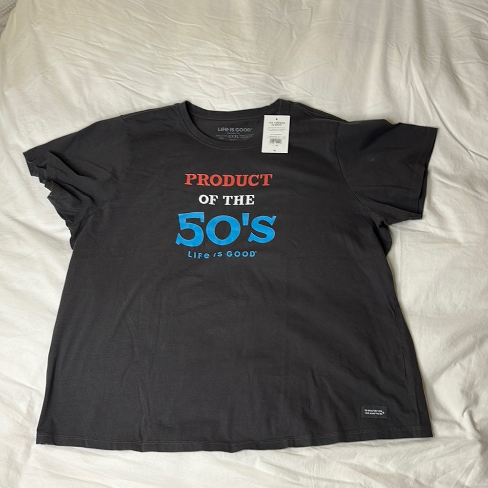 Life is good product of the 50s tee xxxl crusher tee